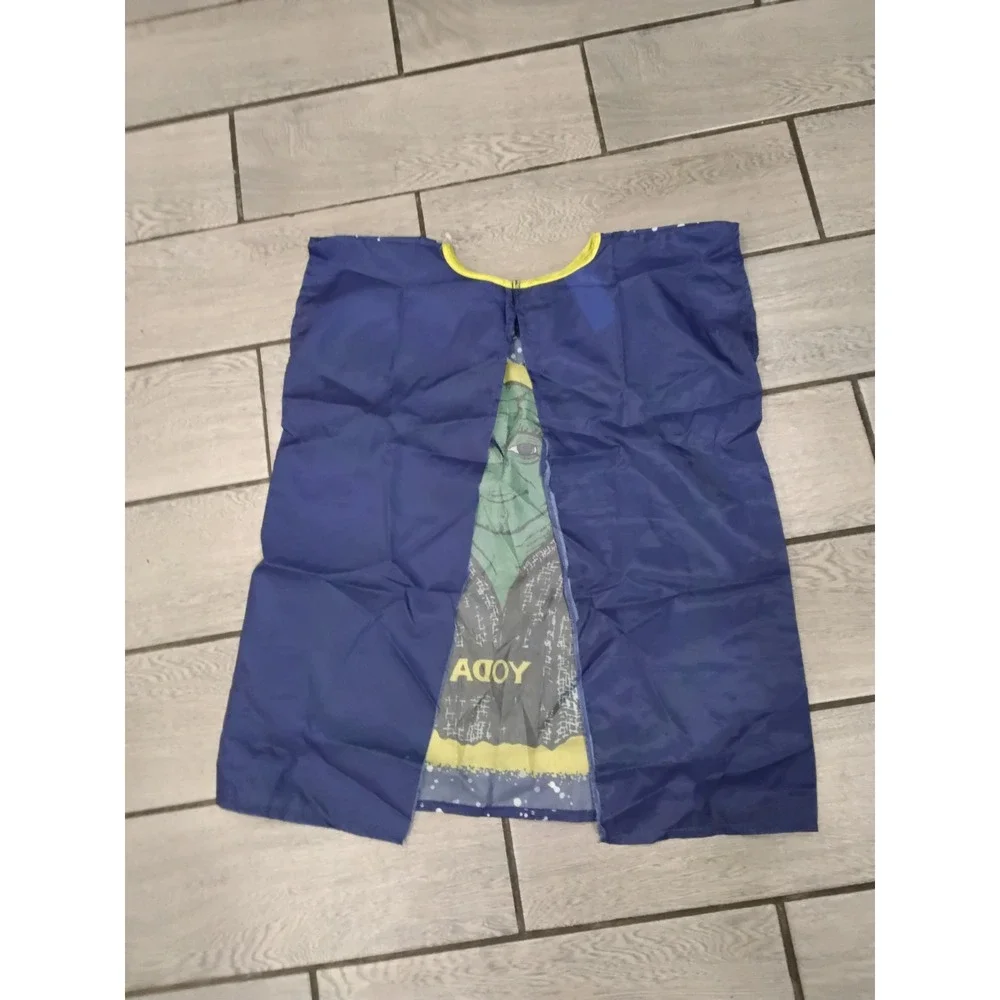 Star Wars Yoda‎ Child Cape Costume Halloween Cosplay Role Play Blue Yellow